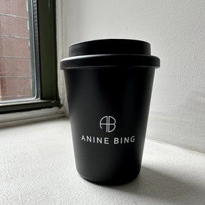 Anine Bing Black Reusable Cup